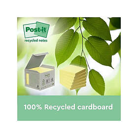 Post-It Muistiinpanot Keltainen 76x76mm 4/FP