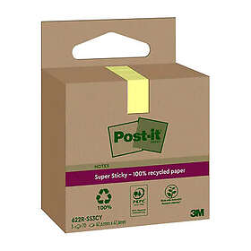 Post-It Notater Gul 48x48mm 3