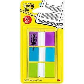 Post-It Notater Grønn Blå Lilla 680