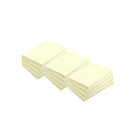 Lyreco Notatbok Gul 50x40mm (12)