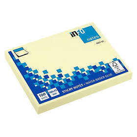 Info Notatbok Gul 100x75mm