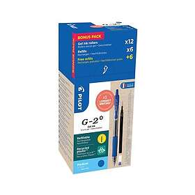 Pilot G2+ Gel Rollerball Pen 0.7mm (Bleu) 12-pack