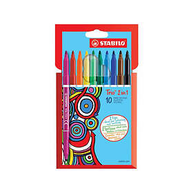 Stabilo Trio 2in1 Pen 10-pack