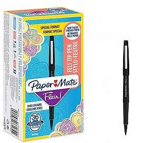 Paper Mate Ballpen 0.7mm (Svart) 36-pack