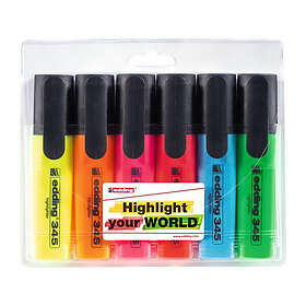 Edding 345 Highlighters 6-pack