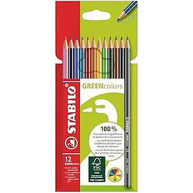 Stabilo Greencolors Colour Pencils 12