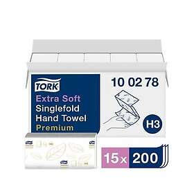 TORK Prem singlef Paper Towels 2L H3 (3000)