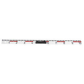 Linex Linjal BBR100 100cm Röd/Vit