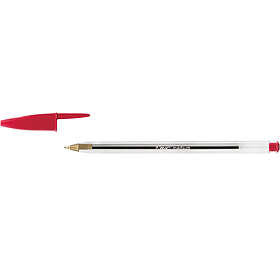 BIC Cristal M Kulepenn (Rød)
