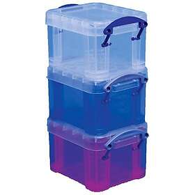Really Useful Box Oppbevaringsboks Glass 0.14L 3-pack