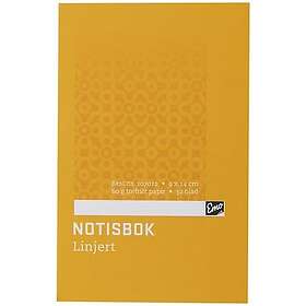 EMO Notisbok 9x14cm 60g Linjert