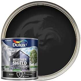 Dulux Weathershield Paint Satin Black 2.5L