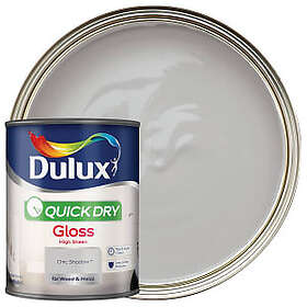 Dulux Quick Dry Gloss Paint Chic Shadow Grey 0.75L