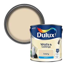 Dulux Matt Emulsion Paint Ivory 2.5L