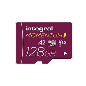 Integral Momentum I microSDXC UHS-1 U3 V30 A2 210/180Mo/s 128Go