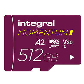 Integral Momentum I microSDXC U3 V30 A2 210/180MB/s 512GB