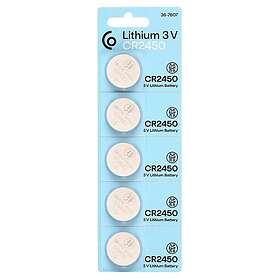 Clas Ohlson CR2450 5-pack