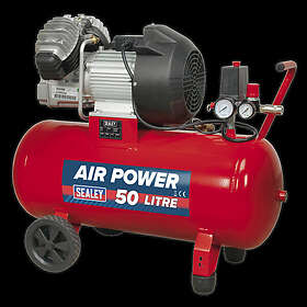Sealey SAC05030 50L V-Twin Direct Drive 3hp