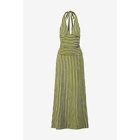 Gina Tricot Maxi Stripe Halterneck Klänning