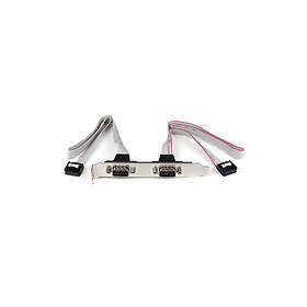 StarTech.com DB9 Embase Mâle 10-Pin (PLATE9M2P16)