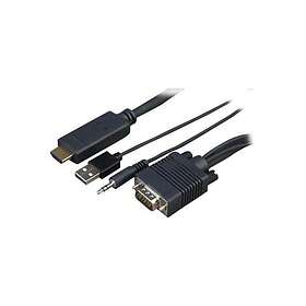 Sony HDMI Kaapeli HDMI / VGA / audio / USB 1m CAB-VGAHDMI1