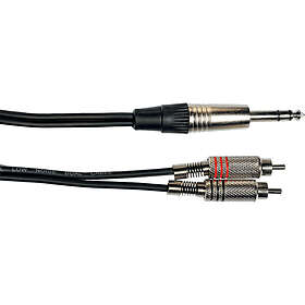 Yellow Cable 2 x RCA Audio Cable 3m ECO K02ST-3