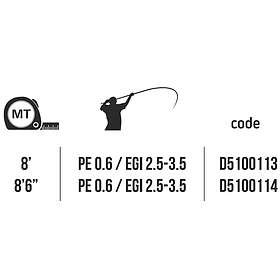 Jatsui Shiny Egging Rod Spinning 2.43m / 2.5-3.5EGI