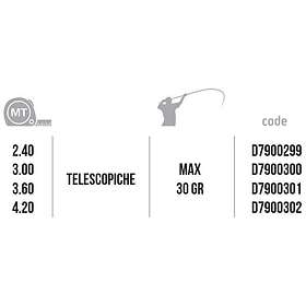 Bulox Tb Travel Tele Spinning 4.20m / 30g