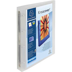 Exacompta Ring Binder A4 4R 40mm clear PP