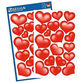 Z-Design Decorative Hearts Glitter 2