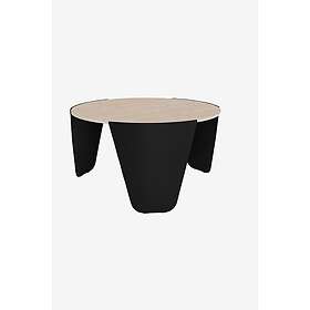 AC Soffbord Altea Ø80x42 cm Travertin Keramik