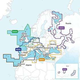 Garmin Mediterranean+black Sea Navionics Vision+™ Marinkartor