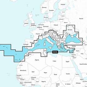 Garmin Mediterranean+black Sea Navionics+™ Marine Charts