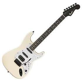 Fender Fusion Stratocaster HSS Plateau d'incrustation d'ébène Olympic Pearl