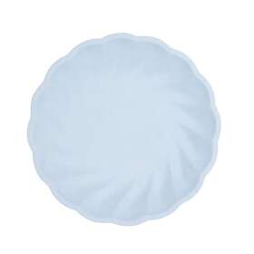 Amscan Assiette Ronde Bleu Clair 22,9 cm(6)