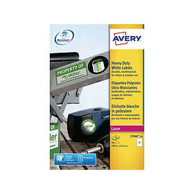 Avery L7068-20 199.6x143.5mm Polyester 40-pack