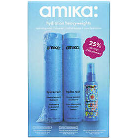 Amika Hydration Heavyweights Hydrating Wash + Care Set (Hydro Rush Shampoo & Con