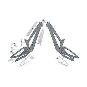 Syncros Bold Unplugged Runkosuoja 296625-ClearGloss