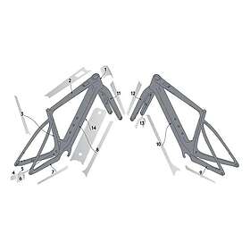 Syncros Solace E-ride Rambeskyttelse 296623-ClearGloss