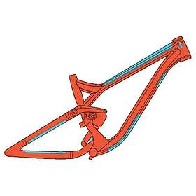 RideWrap Essential Frame Guard Stickers RIDEWRW-EC-RT-G1-901