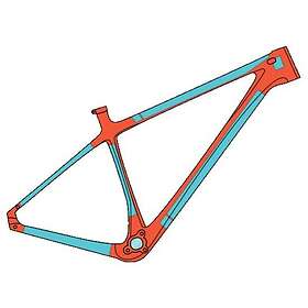 RideWrap Hardtail Mtb Rambeskyttelse Klistermerker RIDEWRW-CC-RT-G1-921