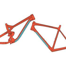 RideWrap Protection de Tube Inférieur Autocollant RIDEWRW-EC-RT-M1-926