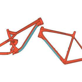 RideWrap Protection de Tube Inférieur Autocollant RIDEWRW-EC-RT-G1-925