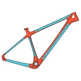 RideWrap Protection de Cadre Hardtail Mtb Autocollants RIDEWRW-CC-RT-M1-922