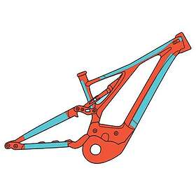 RideWrap Emtb Frame Guard Stickers RIDEWRW-CC-RT-G1-919