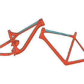 RideWrap Top Tube Frame Guard Stickers RIDEWRW-EC-RT-M1-906
