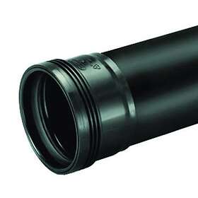 Wavin Wafix PP drain pipe with coupling 110 mm, 1 meter