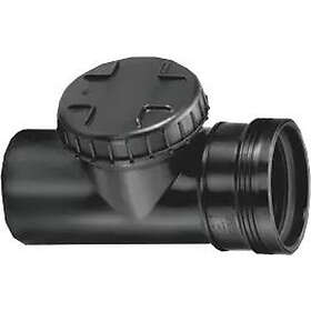 Wavin 75 mm PP stakerør med lokk Svart