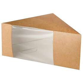 Papstar Sandwichboks PURE 12,3x8,2cm vindu (50)