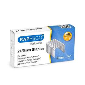 RAPESCO Häftklamrar galv. 24/6 (1000)